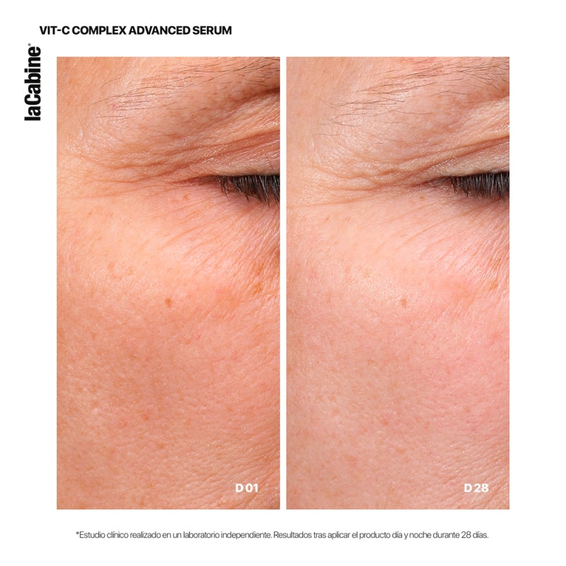 ლა კაბინი-ს სახის კანის ელექსირი Advanced სერიიდან  25%-იანი C ვიტამინით