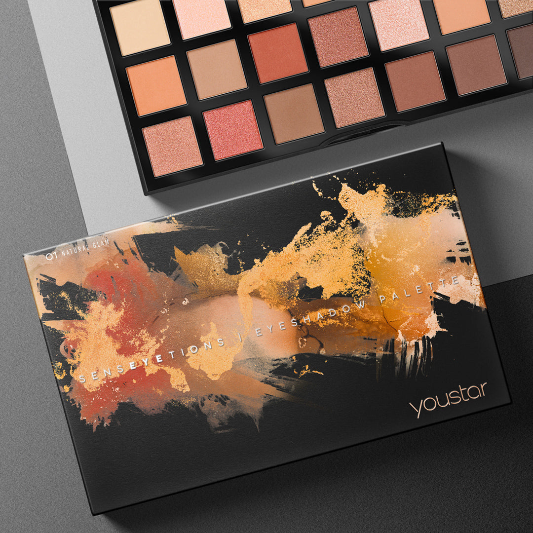 იუსტარი-ს თვალის ჩრდილების  პალიტრა