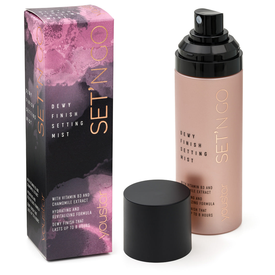 იუსტარი-ს მაკიაჟის შესანარჩუნებელი მბზინავი სპრეი