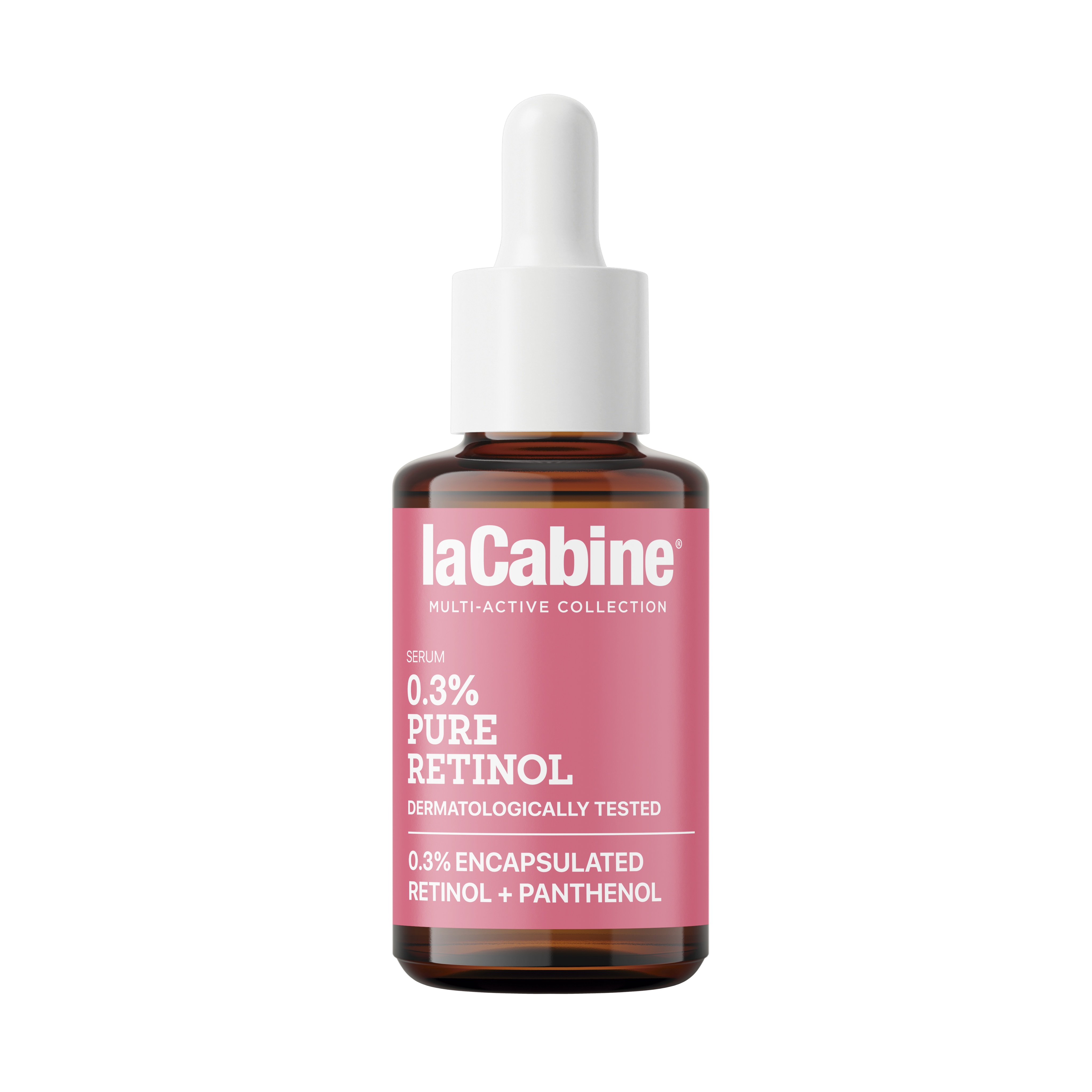 ლა კაბინი-ს სახის კანის შრატი PRO რეტინოლის 0.3% -იანი მჟავით