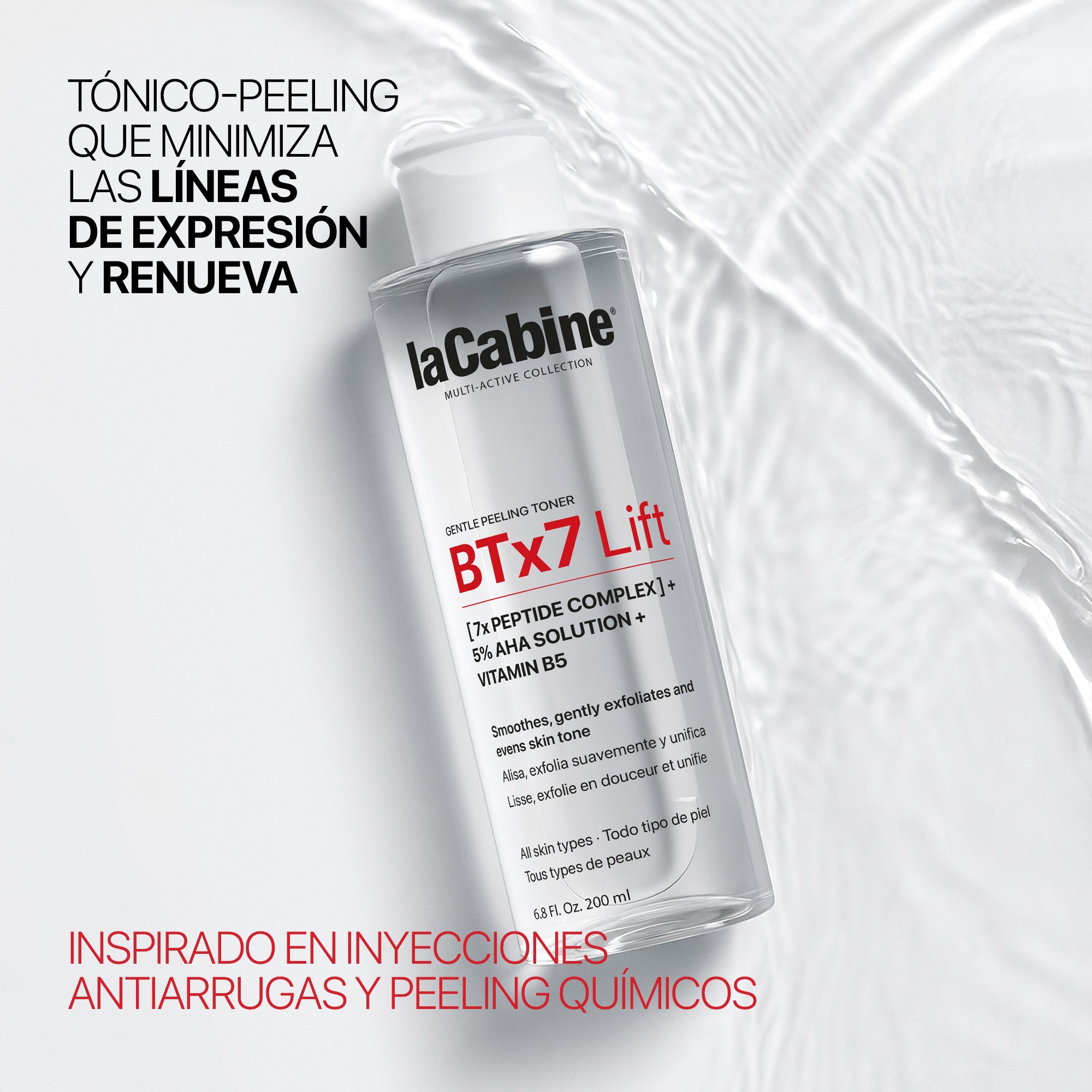 ლა კაბინი-ს BTx7 სახის ტონერი ლიფტინგის ეფექტით