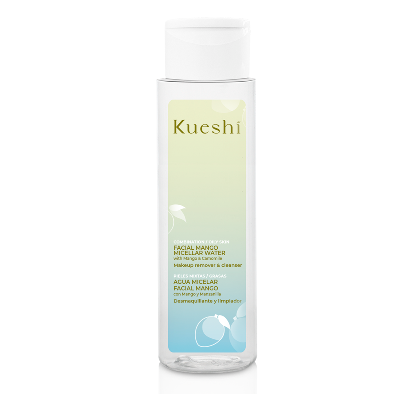 KUESHI სახის კანის მიცელარული წყალი მანგოს ექსტრაქტით