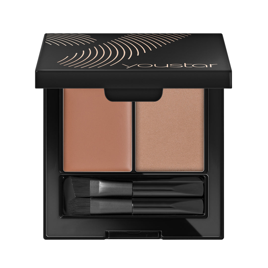 youstar BROWXPERT Eyebrow Kit 02 - Hazelnut (6622291427521)