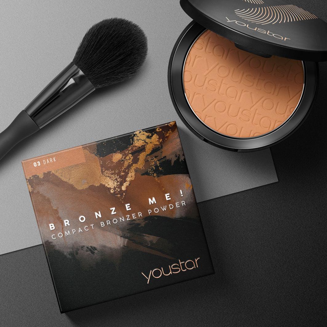 youstar BRONZE ME! Compact Bronzer Powder - 03 Dark (6622148722881)