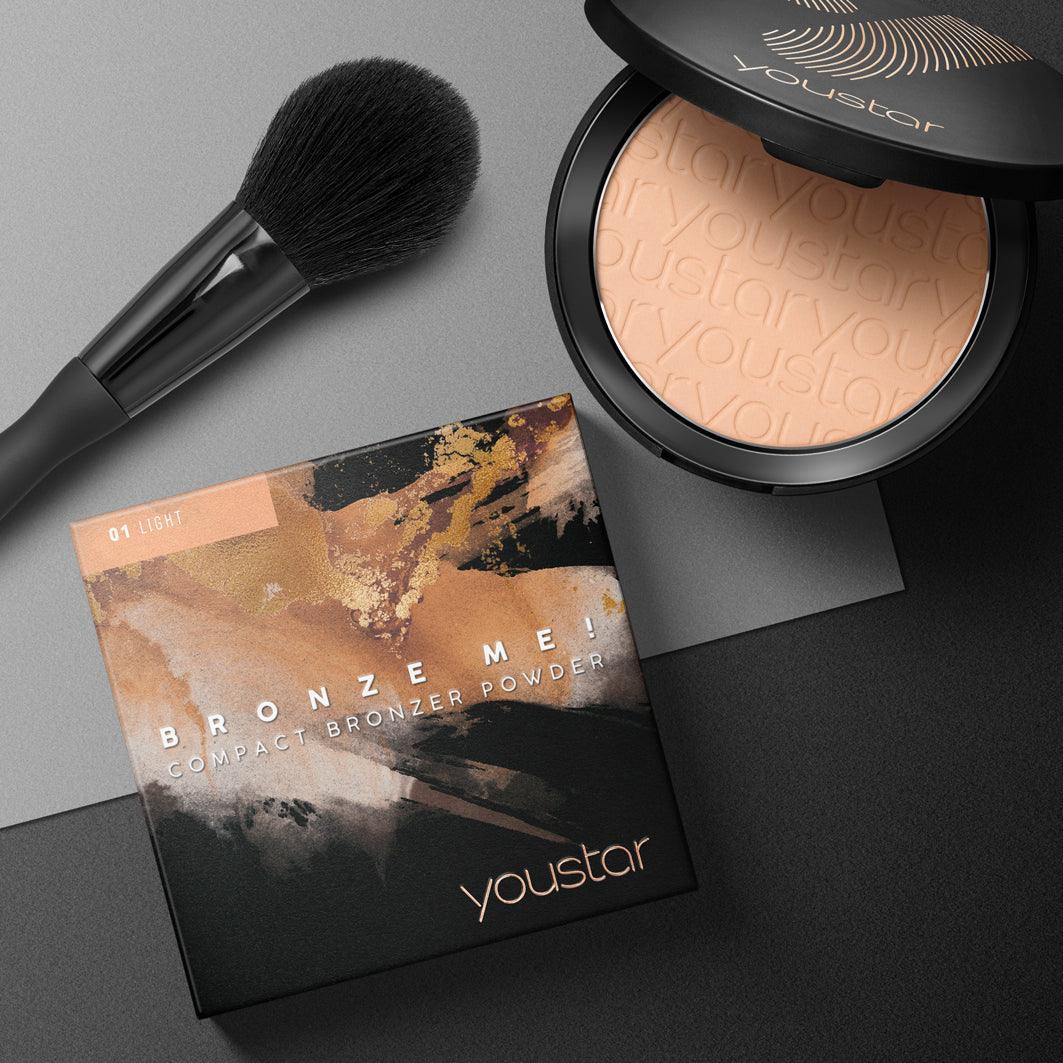 youstar BRONZ ME! Compact Bronzer Powder - 01 Light (6622138073281)