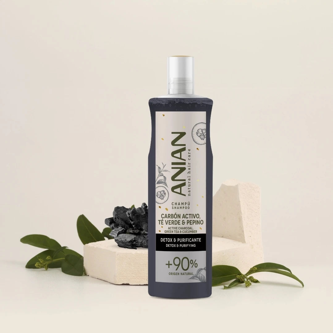 Active Charcoal, Green Tea & Cucumber Shampoo