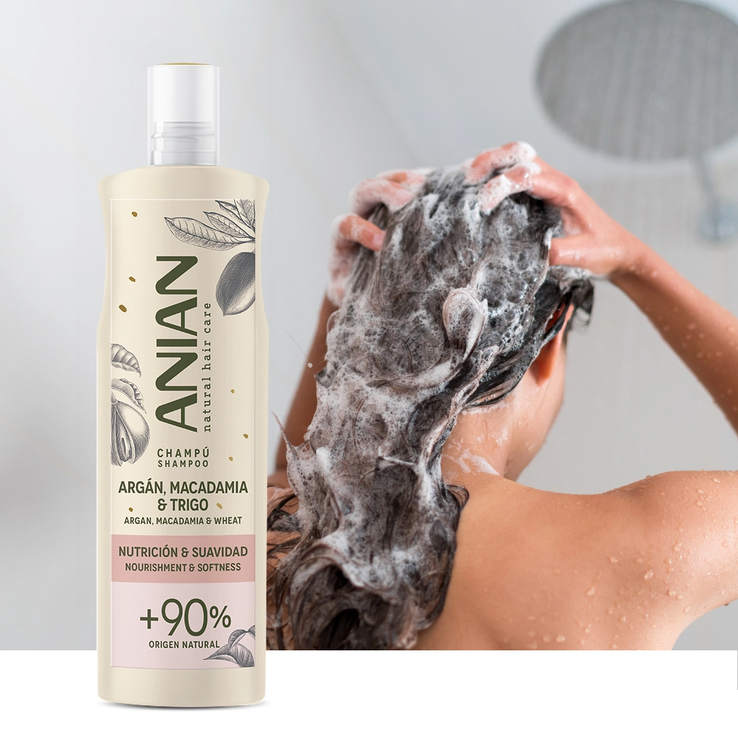 Argan, Macadamia & Wheat shampoo