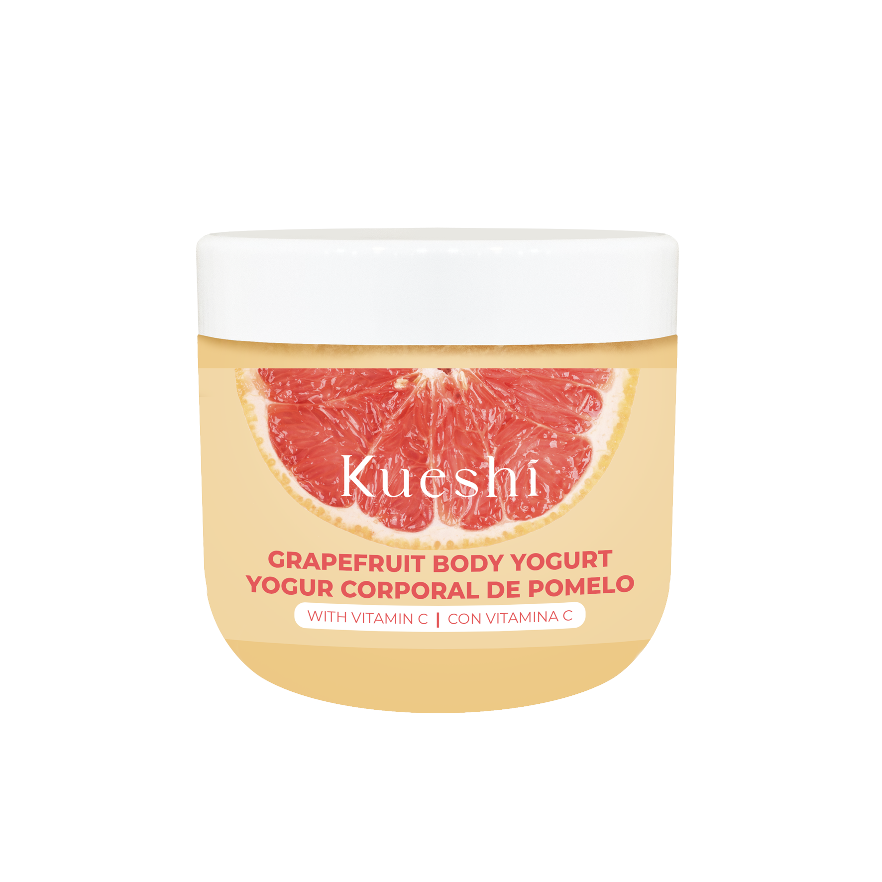 KUESHI ტანის დამატენიანებელი იოგურტი გრეიფრუტის ექსტრაქტით