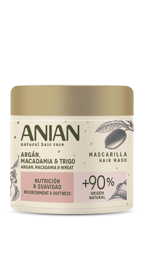Argan, Macadamia & Wheat mask