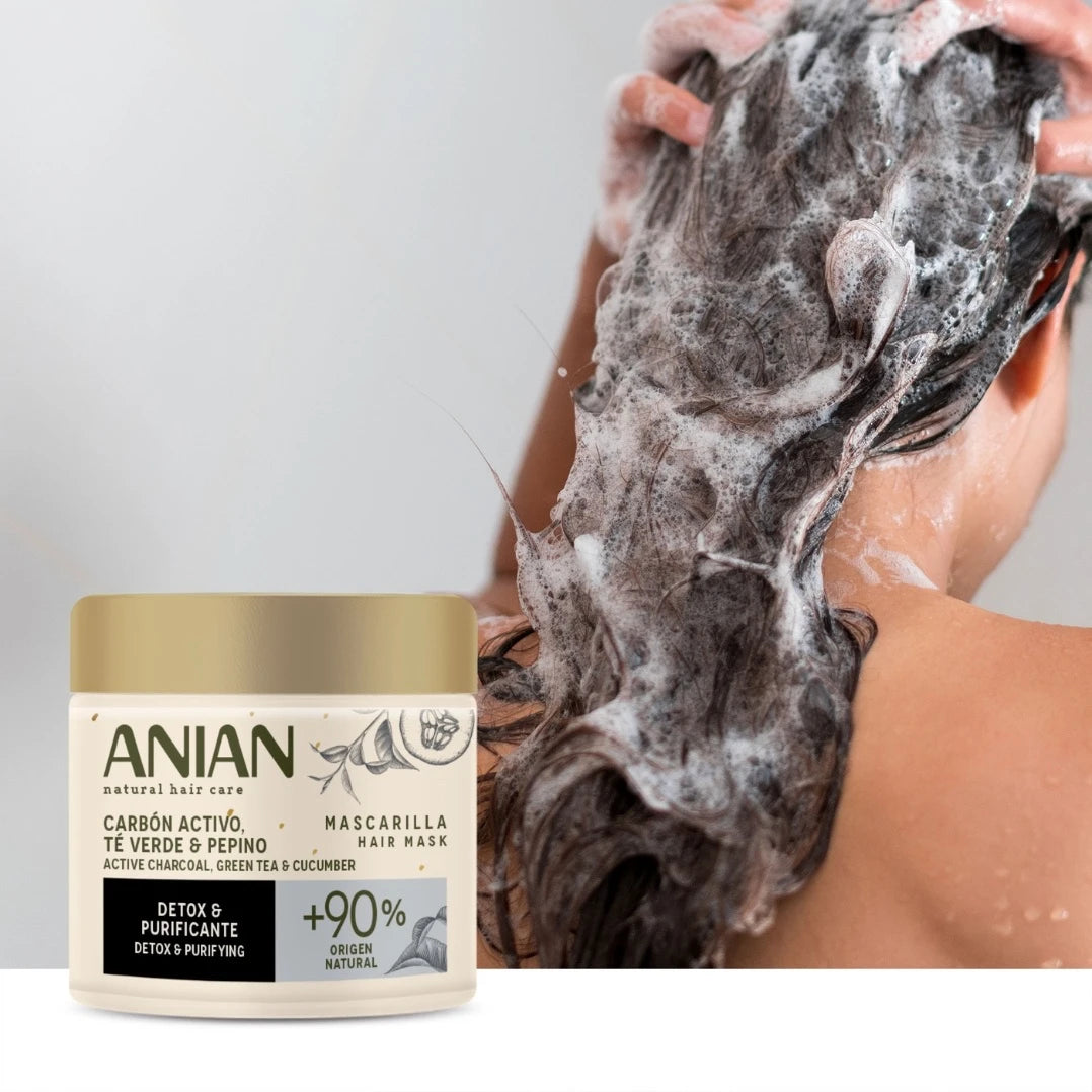 Active Charcoal, Green Tea & Cucumber Mask