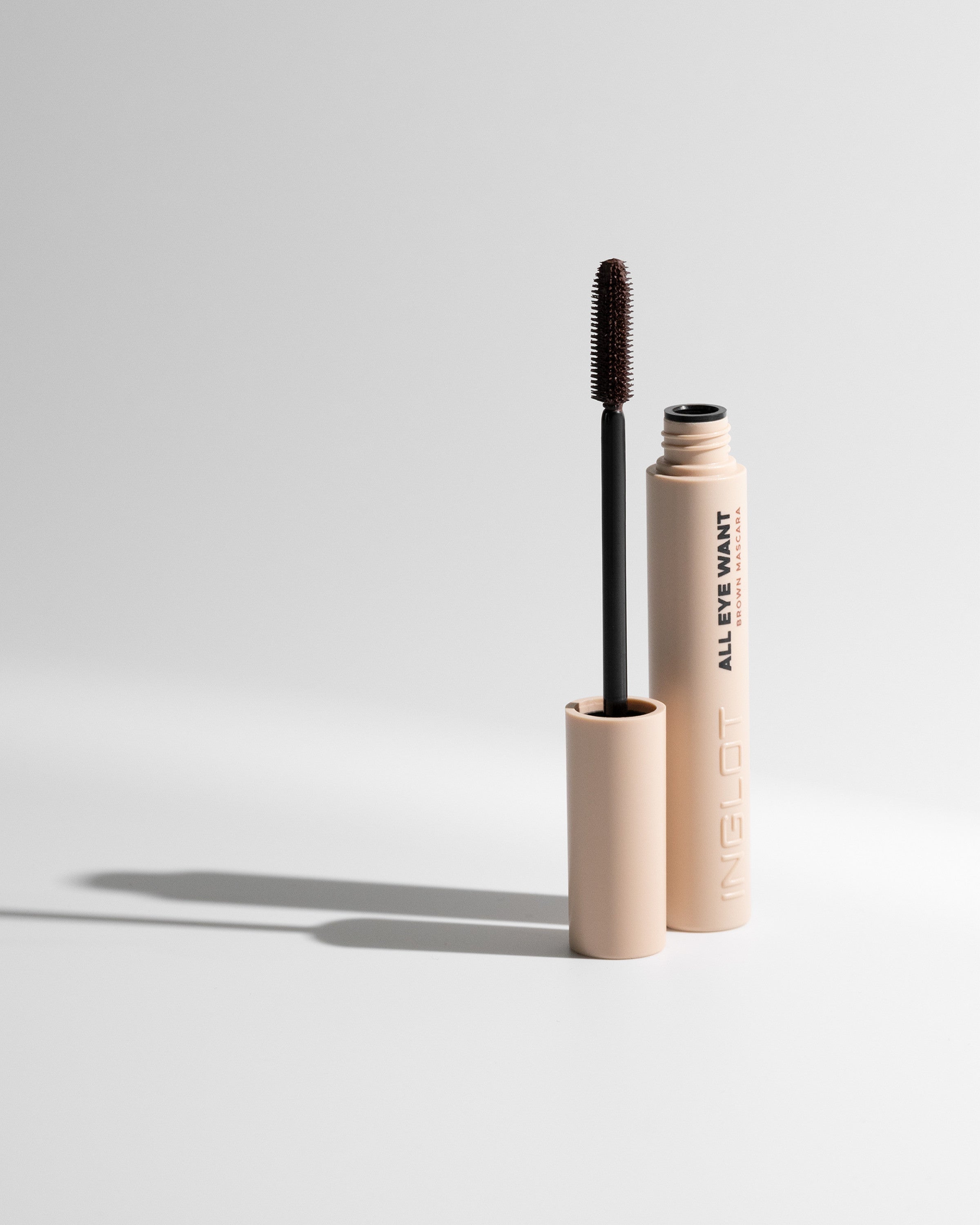 INGLOT წამწამების ტუში ALL EYE WANT ყავსიფერი