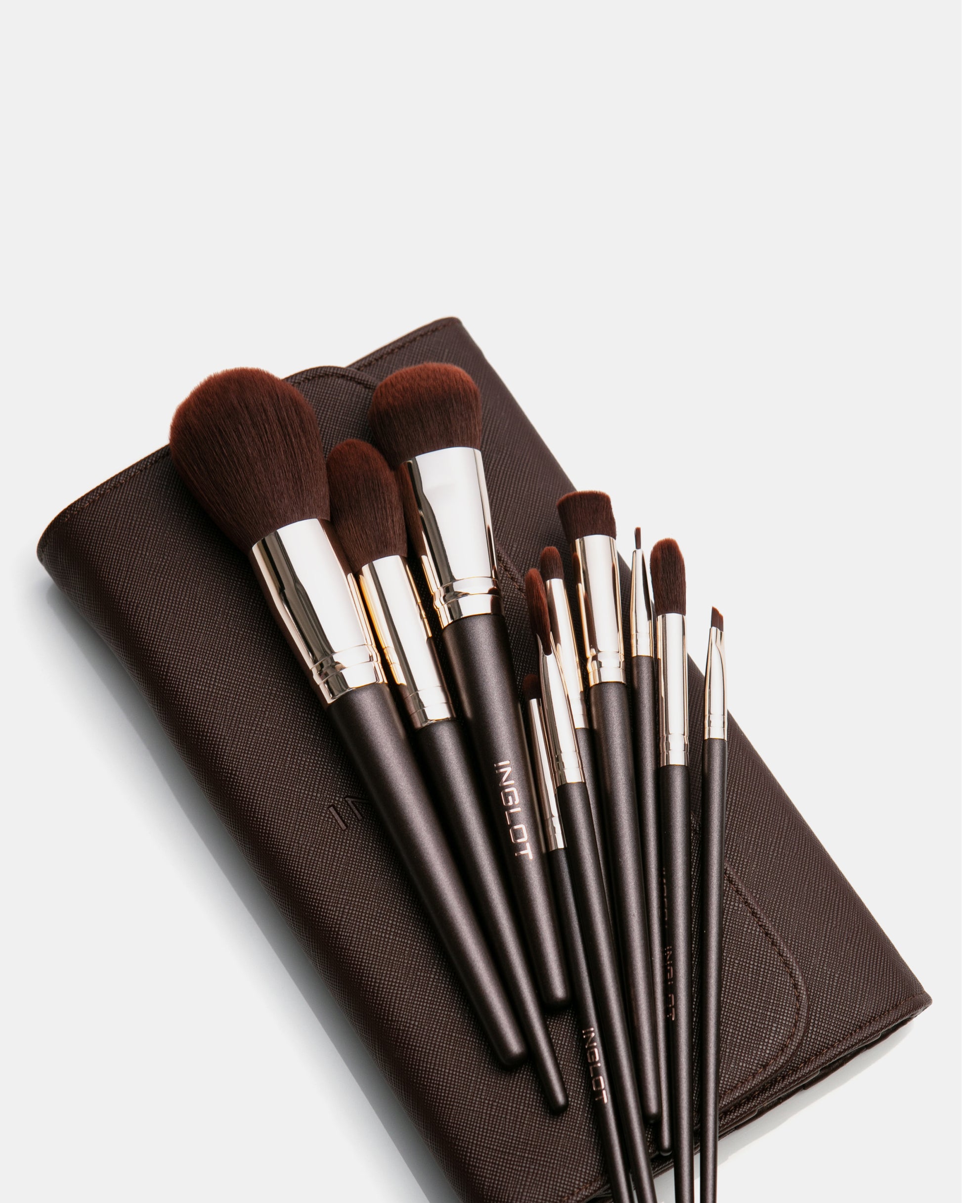 Brush Set in Case CHOCOLATE