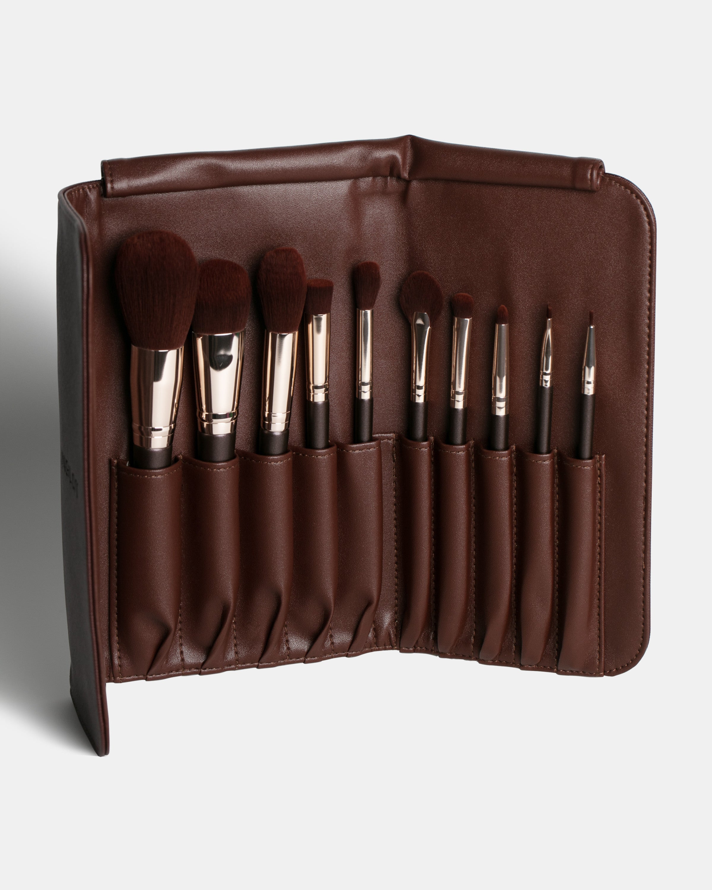 Brush Set in Case CHOCOLATE