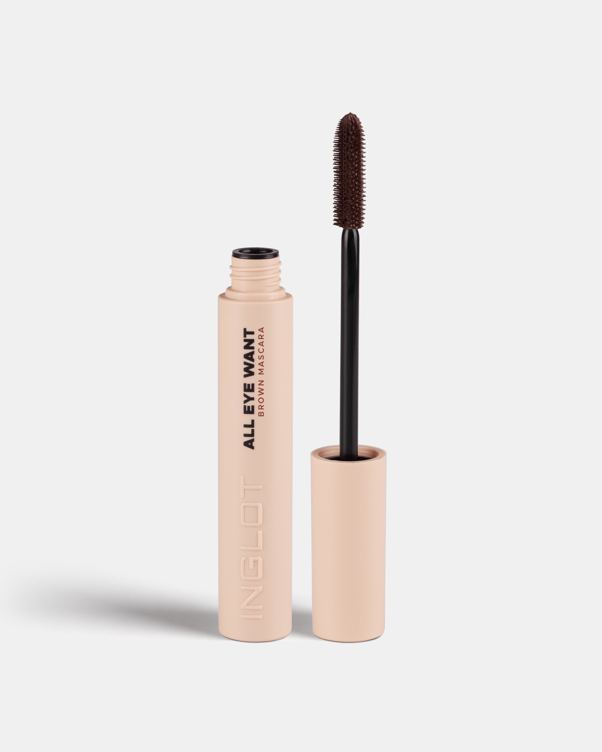 INGLOT წამწამების ტუში ALL EYE WANT ყავსიფერი