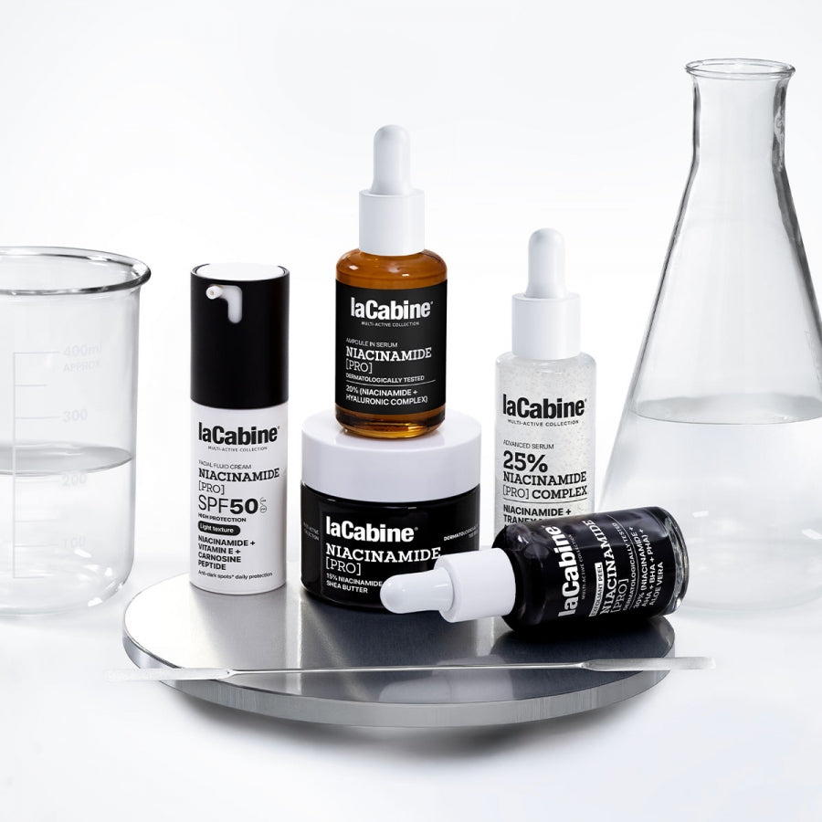 ლა კაბინი-ს სახის კანის პილინგი ნიაცინამიდის მჟავით