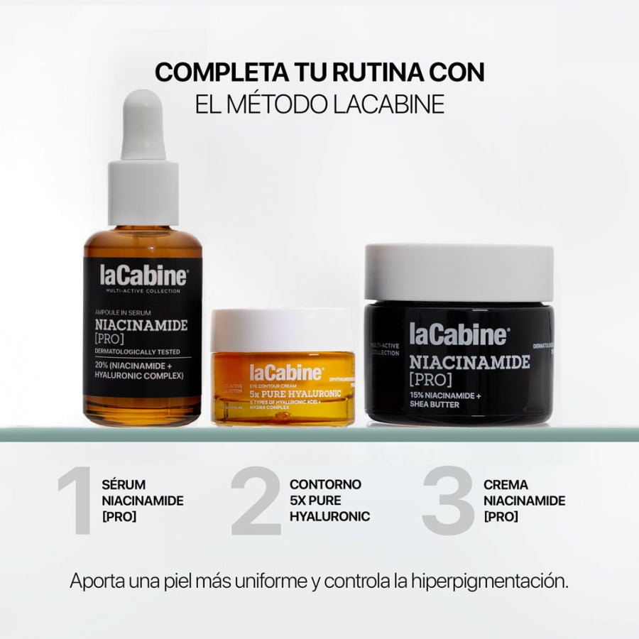 ლა კაბინი-ს სახის კანის შრატი ნიაცინამიდის მჟავით