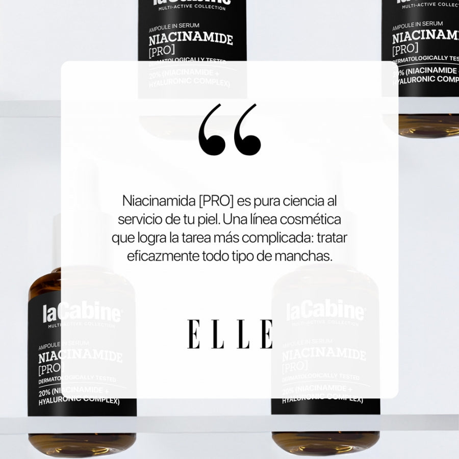 ლა კაბინი-ს სახის კანის შრატი ნიაცინამიდის მჟავით