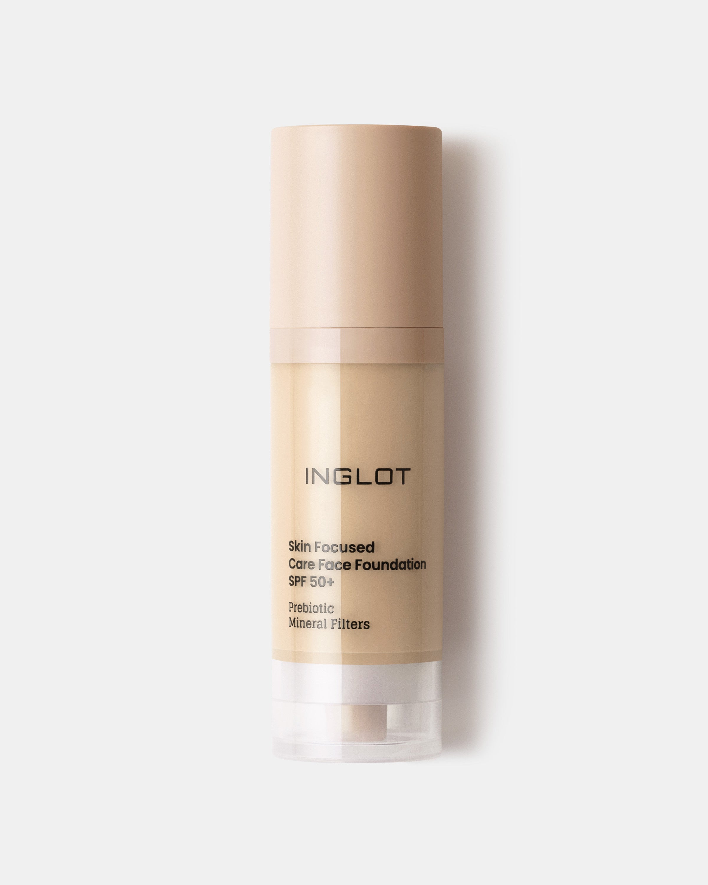 INGLOT სახის კანის ტონალური კრემი SKIN FOCUSED SPF 50+