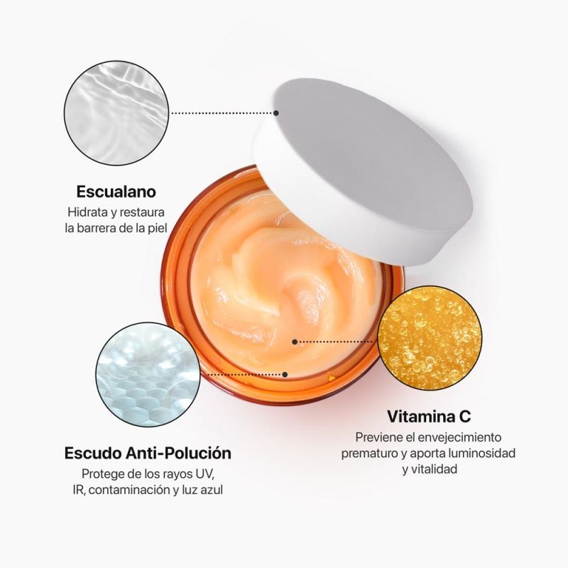 ლა კაბინი-ს სახის კანის კრემი ვიტამინ C-ს შემცველობით